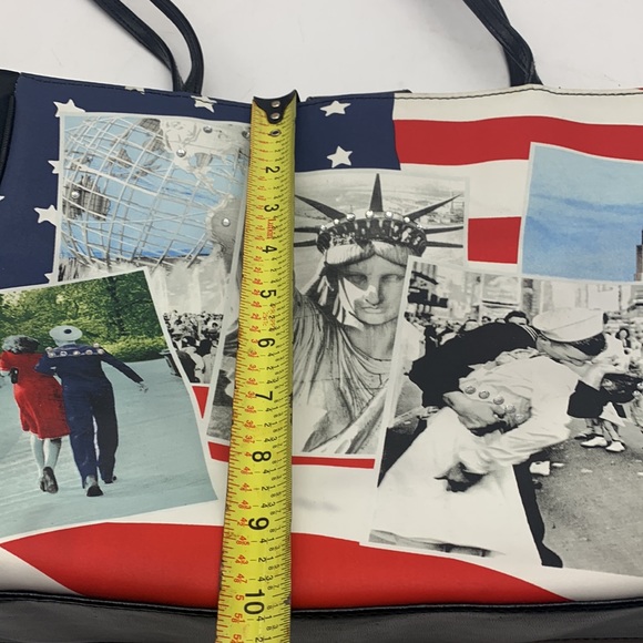 Life Magazine NWT Patriotic Tote Bag Statue of Liberty American Flag. TOT2874 - Picture 7 of 9